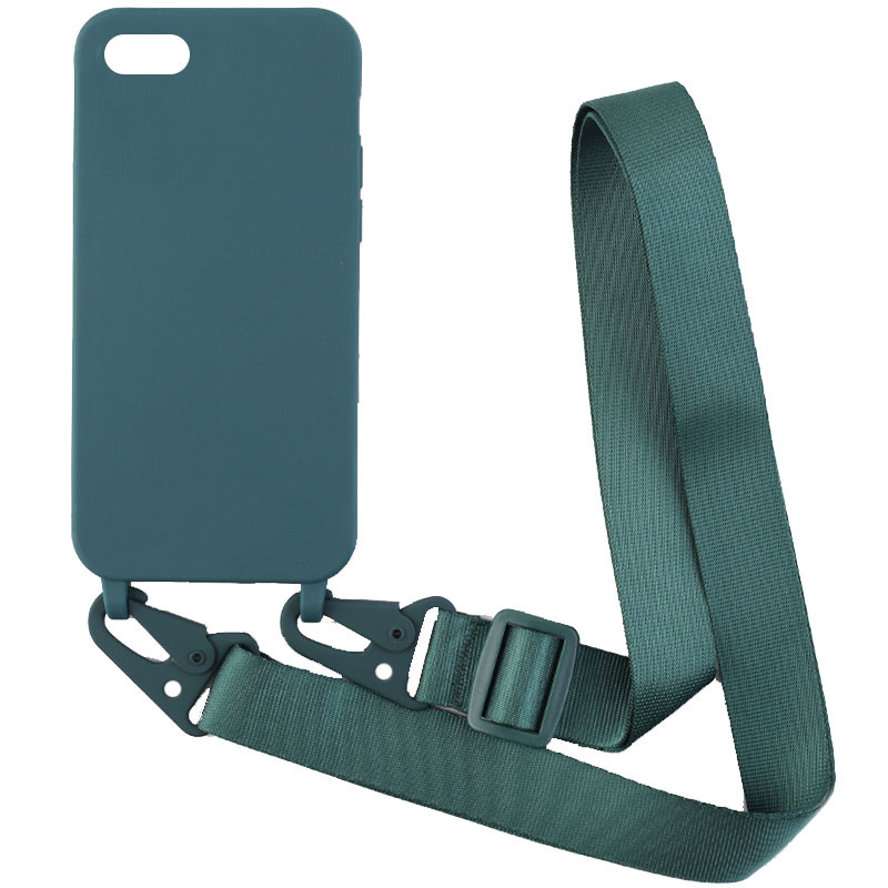 

Чохол Crossbody з довгим кольоровим ремінцем для iPhone 6 (4.7'') (Зелений) 1187268