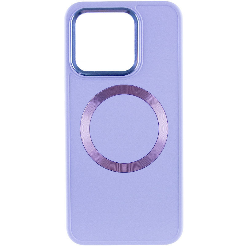 Фото TPU чехол Bonbon Metal Style with Magnetic safe для Xiaomi 14 Pro (Сиреневый / Dasheen) на vchehle.ua