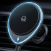 Уцінка Автотримач з БЗУ Usams US-CD222 JC Series 5W/7.5W/10W/15W (Ушкоджена упаковка / Grey) в магазині vchehle.ua
