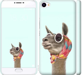 

Чехол Модная лама для Meizu U20 753224