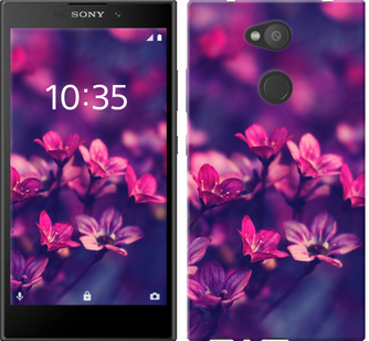 

Чехол Пурпурные цветы для Sony Xperia L2 H4311 631330