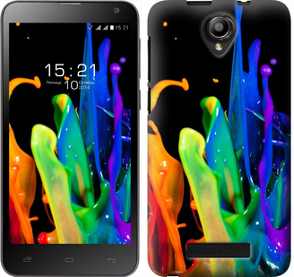 

Чехол брызги краски для Fly IQ4514 381564