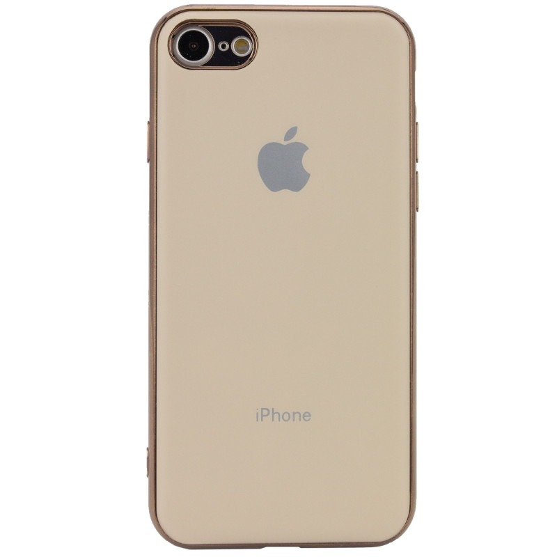 TPU чехол Matte LOGO для Apple iPhone 7 / 8 (4.7") (Золотой / Gold)