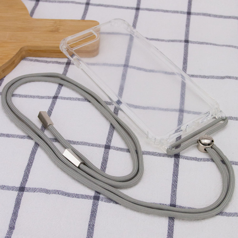 

Чохол TPU Crossbody Transparent для iPhone 7 plus (5.5'') (Сірий) 1100900