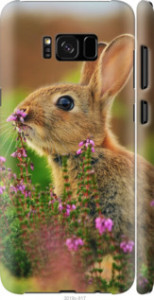 Чохол Кролик і квіти на Samsung Galaxy S8 Plus