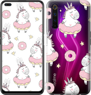 

Чехол Единорожки для Realme 6 Pro 922257