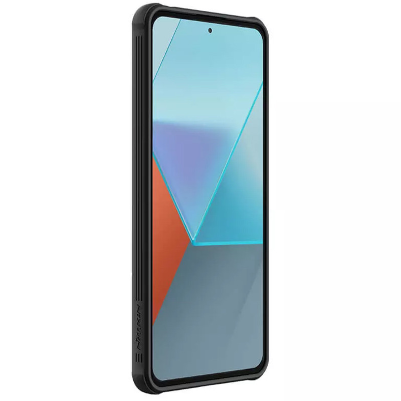 Карбоновая накладка Nillkin CamShield Pro для Xiaomi Poco X6 / Note 13 Pro 5G (Black) в магазине vchehle.ua