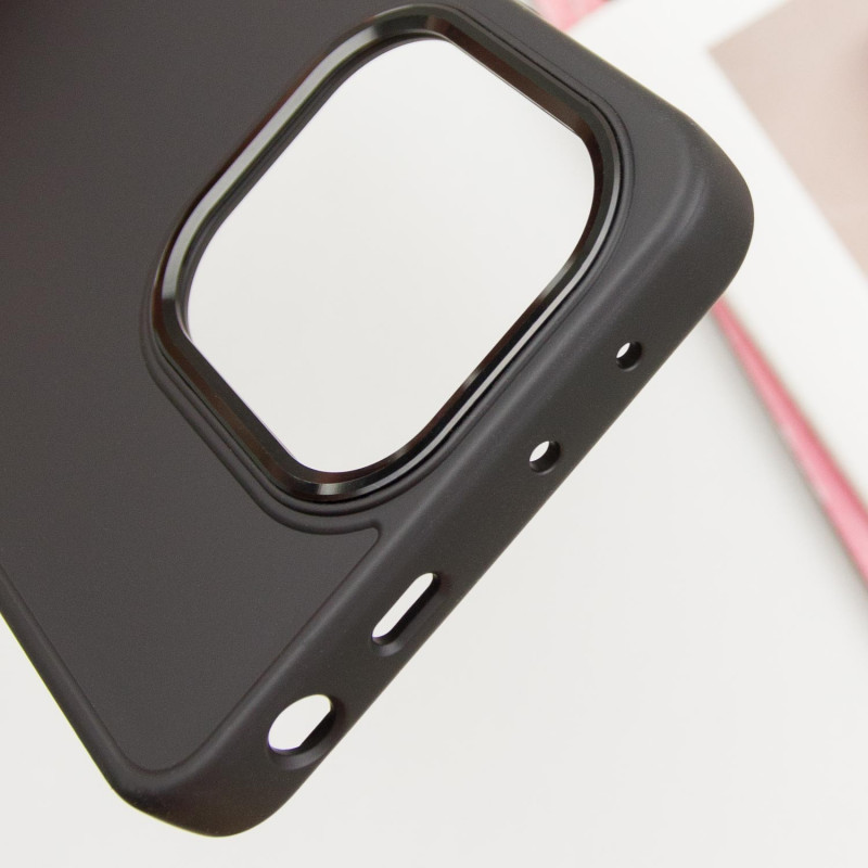 Купить TPU чехол Bonbon Metal Style для Xiaomi Redmi Note 13 4G (Черный / Black) на vchehle.ua