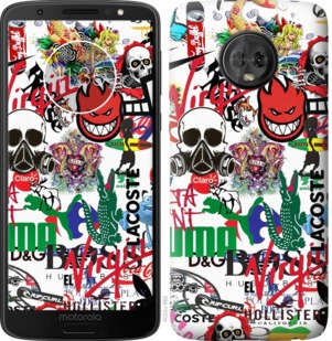 

Чохол Many different logos на Motorola Moto G6 763053