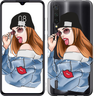

Чехол Девушка v3 для Xiaomi Mi 9 Lite 843063