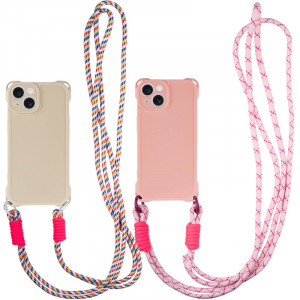 Чехол TPU CrossBody with straps для Apple iPhone 14 (6.1")