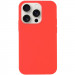 Чехол Silicone Case Full Protective (AA) NO LOGO для Apple iPhone 16 Pro (6.3") (Арбузный / Watermelon red)