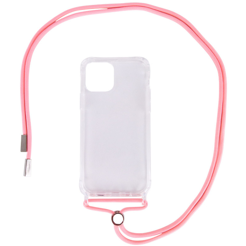 

Чехол TPU Crossbody Transparent для Apple iPhone 11 Pro (5.8") (Розовый) 1100831