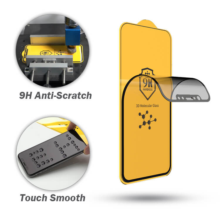 

Молекулярне 3D скло Flexible Molecular для iPhone 11 (Чорний) 1102122