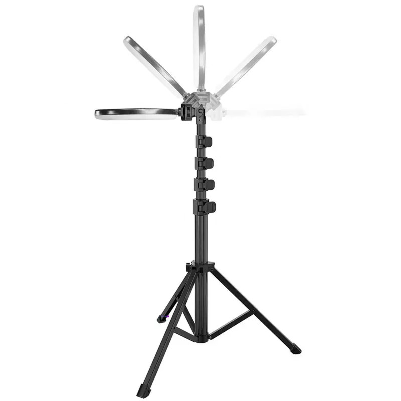 Кільцева світлодіодна LED лампа RGB з триподом Proove Halo (12inch) 10W (Black) в магазині vchehle.ua
