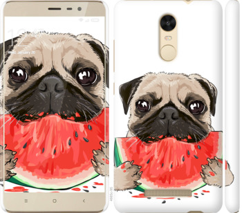 

Чехол Мопс и арбуз для Xiaomi Redmi Note 3 843742