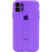 Чохол TPU Glossy Line Full Camera на Apple iPhone 12 (6.1") (Бузковий)