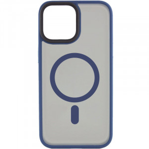TPU+PC чехол Metal Buttons with Magnetic Safe для Apple iPhone 15 Plus (6.7")