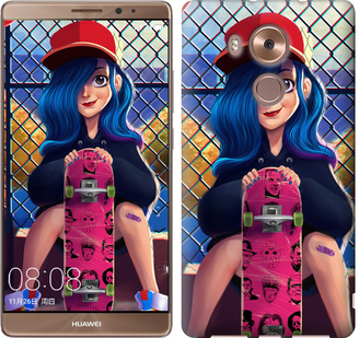 

Чехол Прикольная девочка со скейтбордом для Huawei Mate 8 618425
