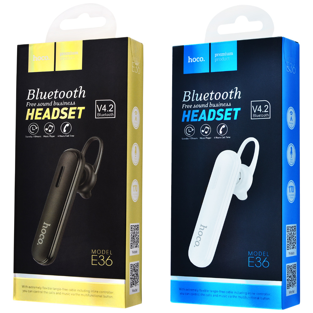 Bluetooth Гарнітура Hoco E36 Free Sound Business