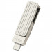 Флеш-накопичувач Wiwu Wi-FD001 3in1 (USB-A/C/L) USB 3.0 — 32GB (Silver) в магазині vchehle.ua
