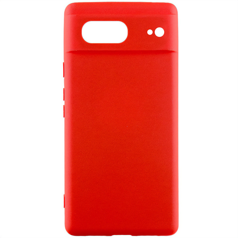 Чехол Silicone Cover Lakshmi Full Camera (AAA) для Google Pixel 7 (Красный / Red)