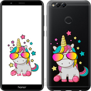 

Чехол Единорог в очках для Huawei Honor 7X 911884