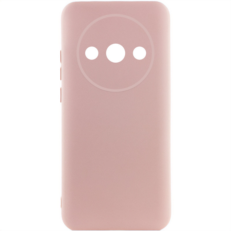 Чехол Silicone Cover Lakshmi Full Camera (A) для Xiaomi Redmi A3 (Розовый / Pink Sand)