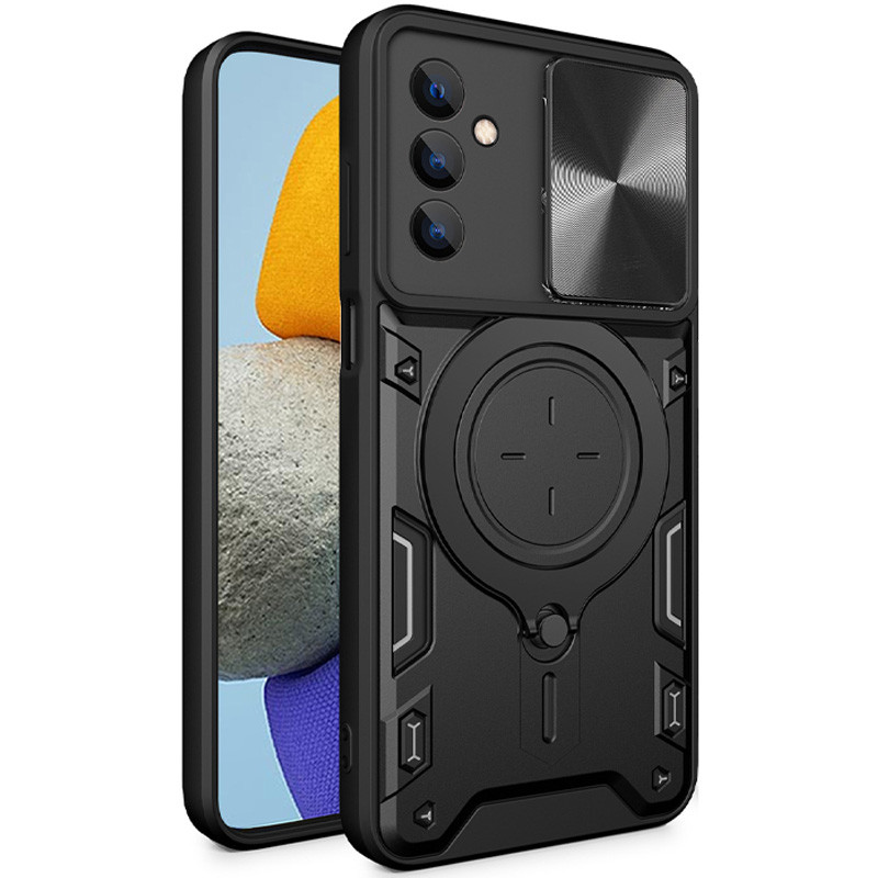 Фото Ударопрочный чехол Bracket case with Magnetic для Samsung Galaxy A16 4G/5G (Black) на vchehle.ua
