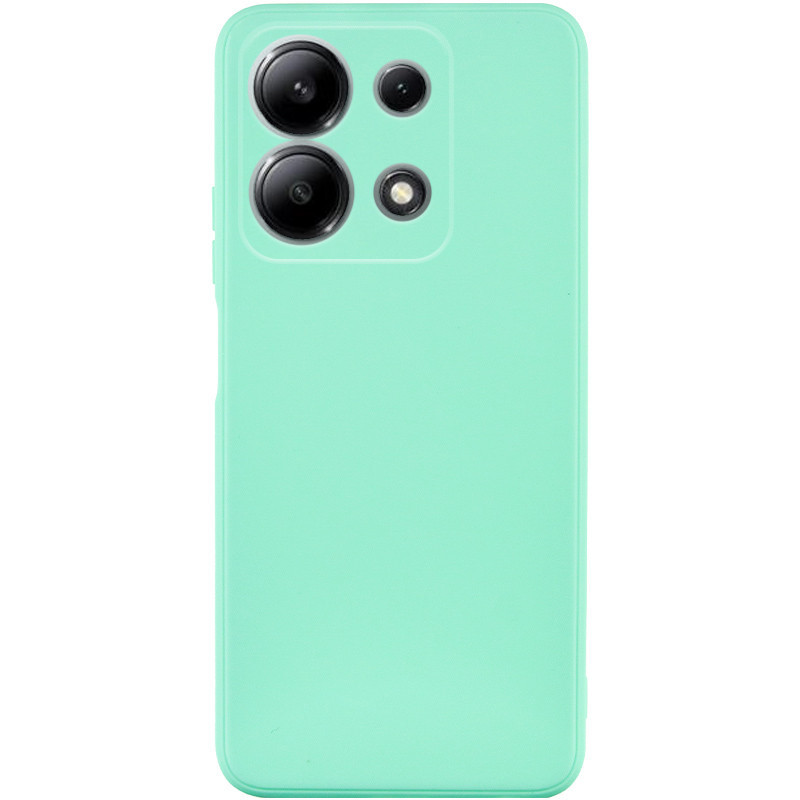 Силиконовый чехол Candy Full Camera для Xiaomi Redmi Note 13 4G (Зеленый / Menthol)