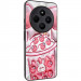 TPU+PC чохол Prisma Fluffie на Xiaomi Redmi 14C / Poco C75 (Strawberry)