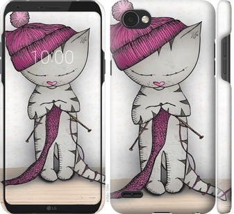 

Чохол Кішка рукодільниця для LG Q6 670267