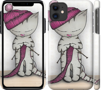 

Чехол Кошка рукодельница для iPhone 11 778190