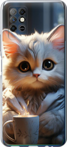 Чохол White cat на Infinix Note 8
