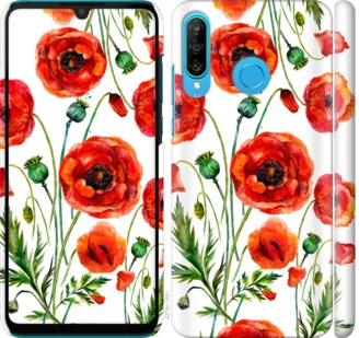 

Чохол Намальовані маки на Huawei P30 Lite 744151