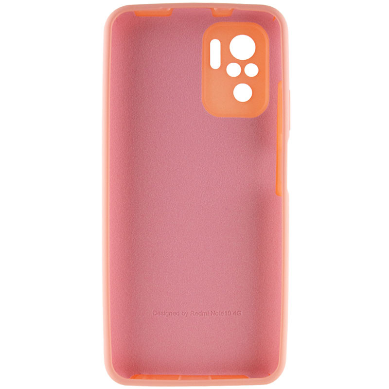 Фото Чохол Silicone Cover Full Camera (AA) Xiaomi Redmi Note 10 / Note 10s (Рожевий / Pudra) на vchehle.ua