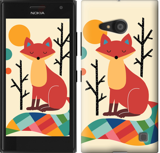 

Чехол Rainbow fox для Nokia Lumia 730 577156