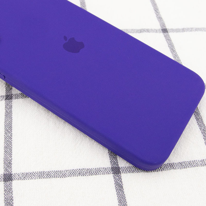 Фото Чехол Silicone Case Square Full Camera Protective (AA) для Apple iPhone 11 Pro Max (6.5") (Фиолетовый / Ultra Violet) на vchehle.ua