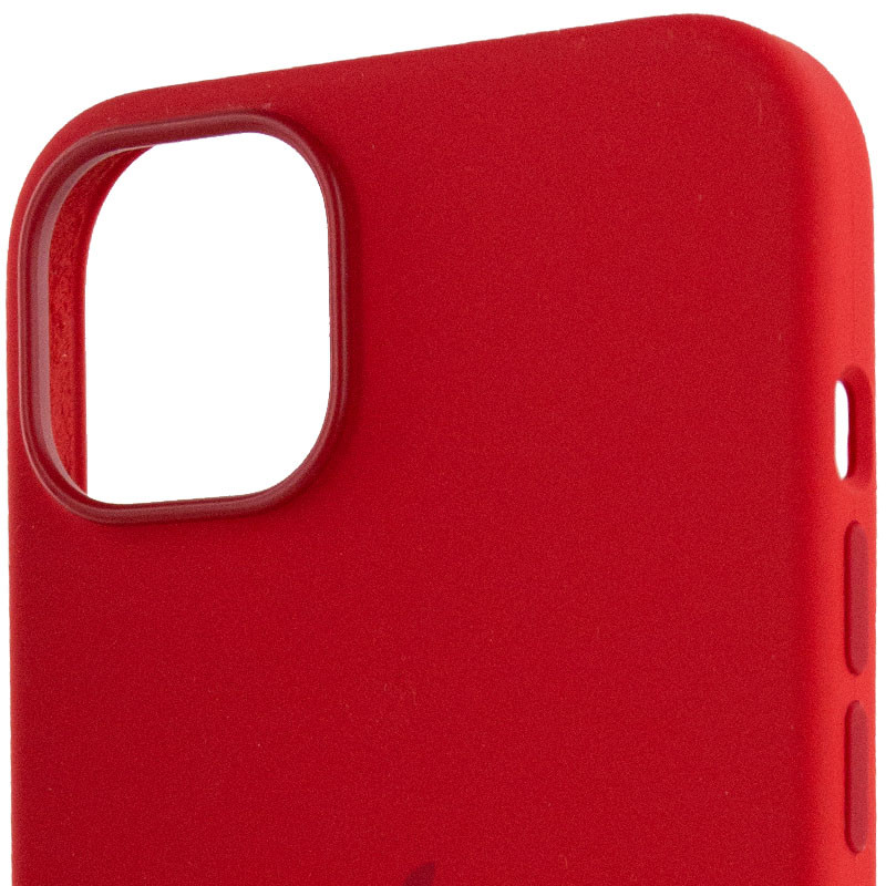 Купить Уценка Чехол Silicone case (AAA) with Magsafe для Apple iPhone 14 Pro Max (6.7") (Дефект упаковки / Красный / Red) на vchehle.ua