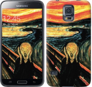 Чехол Крик Мунка для Samsung Galaxy S5 g900h