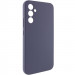 Фото Чохол Silicone Cover Lakshmi Full Camera (AAA) на Samsung Galaxy A34 5G (Сірий / Dark Gray) на vchehle.ua