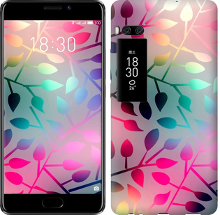 Чехол Листья для Meizu Pro 7 Plus