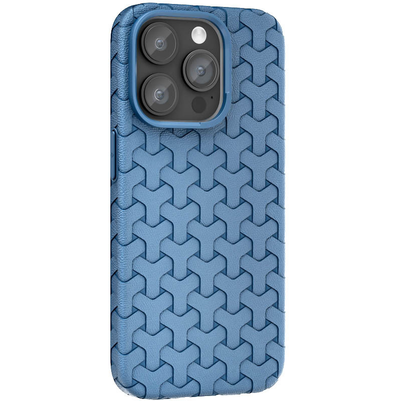 Чохол TPU Weaving на Apple iPhone 15 Pro (6.1") (Blue)