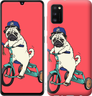 

Чохол Мопс на велосипеді на Samsung Galaxy A41 A415F 919718
