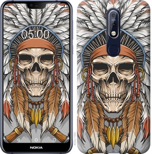 

Чохол Череп індіанця на Nokia 7.1 690623
