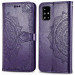 Купити Шкіряний чохол-книжка Art Case з візитницею на Oppo A74 4G (Фіолетовий) на vchehle.ua