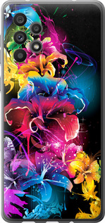 

Чехол Абстрактные цветы для Samsung Galaxy A73 A736B 1634142