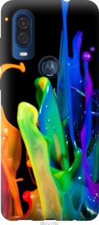 

Чохол бризки фарби на Motorola One Vision 780569