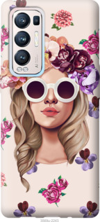 

Чехол Девушка с цветами v2 для Oppo Reno5 Pro Plus 1177155