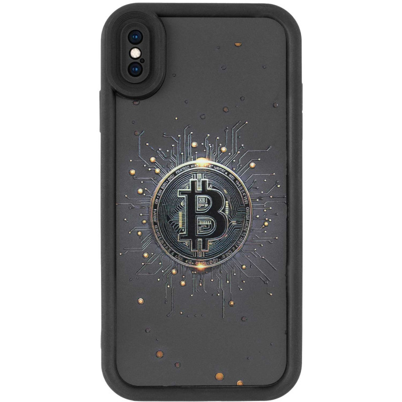 Фото TPU чохол Prestige на Apple iPhone X / XS (5.8") (Bitcoin) на vchehle.ua